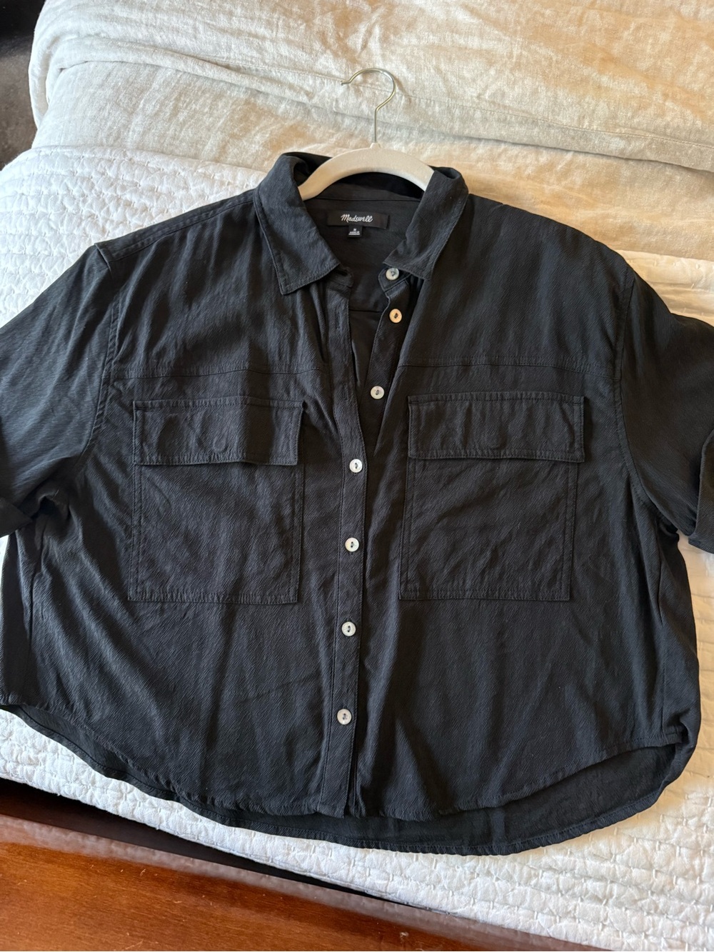 Madewell button up with chest pockets